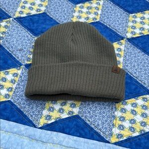 Green Ribbed Knit Beanie